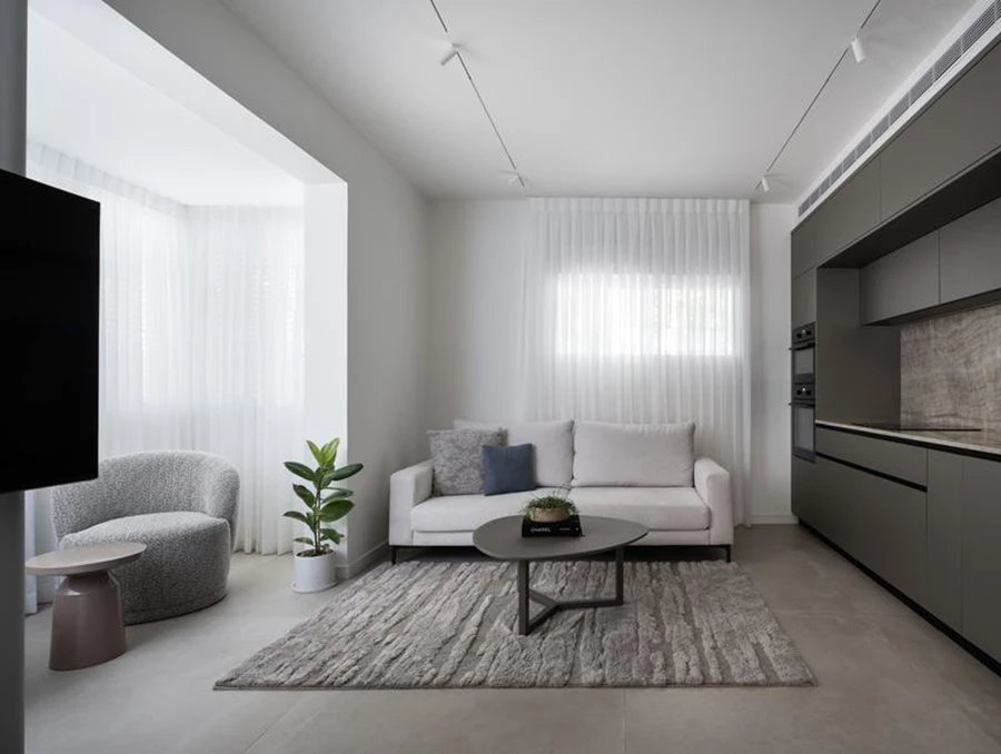 דירה קטנה - תכנון גדול: דירת 60 מ"ר בתל אביב