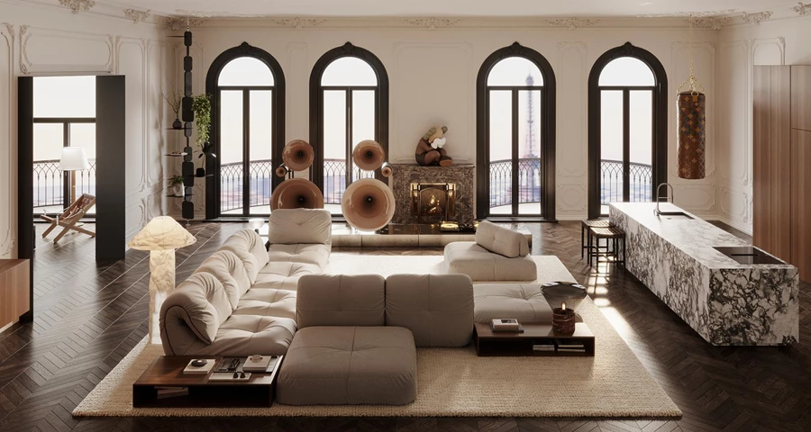 פרוייקט בפריז | עיצוב: אריק בן שמחון