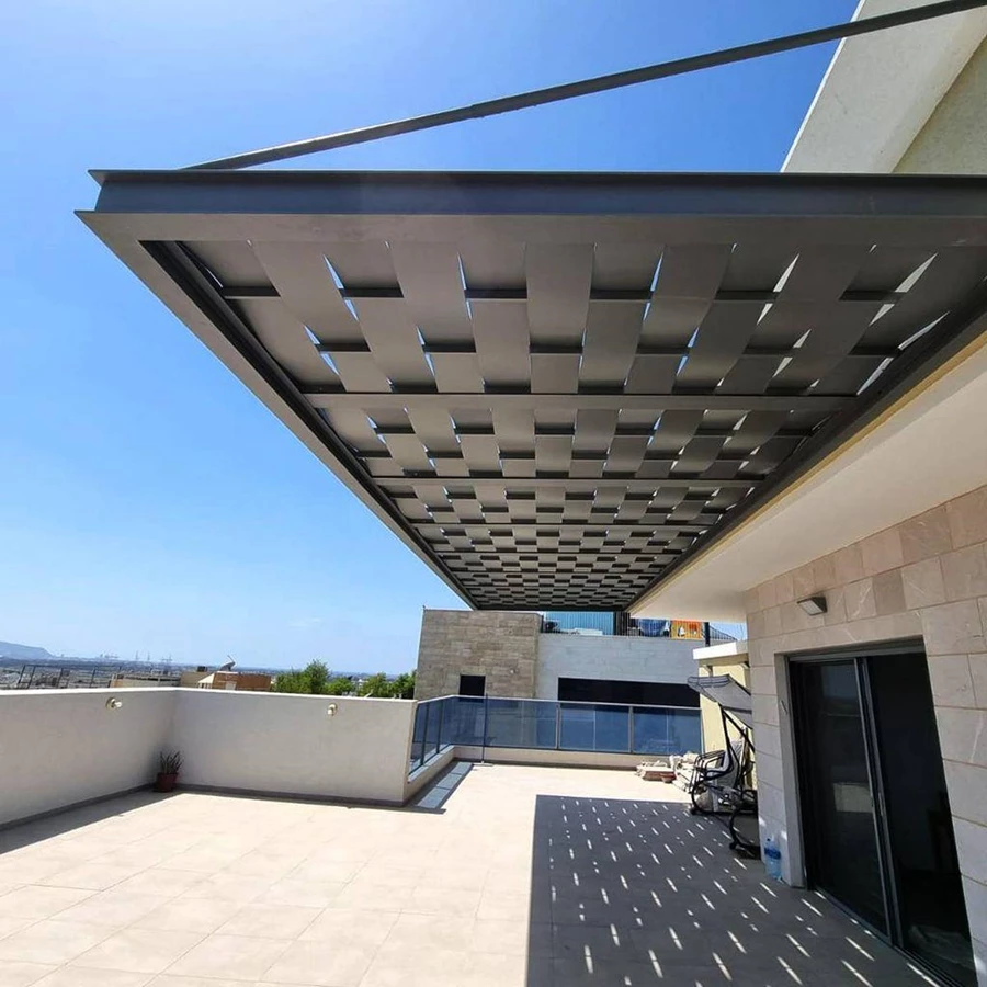 אלומיניום חומר מומלץ ביותר לפרגולות