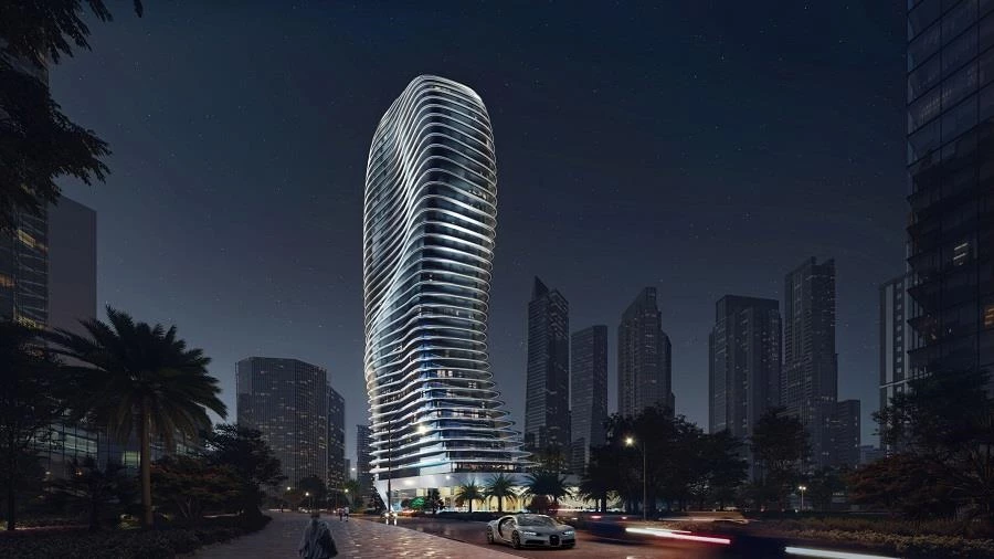 תמונה של הפרויקט של Bugatti unveils design for first residential skyscraper, כפי שנלקחה מהאתר www