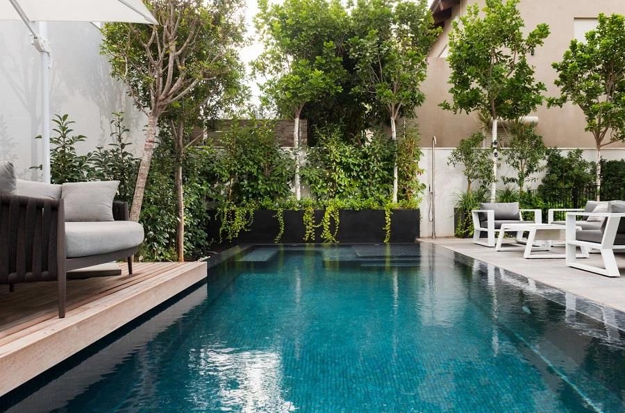 צילום: רגב כלף | אדריכלות תכנון ועיצוב: שיינפלד אדריכלים | באדיבות פלגים- תכנון בריכות יוקרה