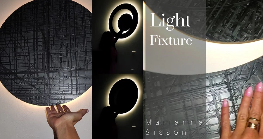 היצירה Be Light, בשיתוף מוטי חייקי, צילום: מריאנה סיסון