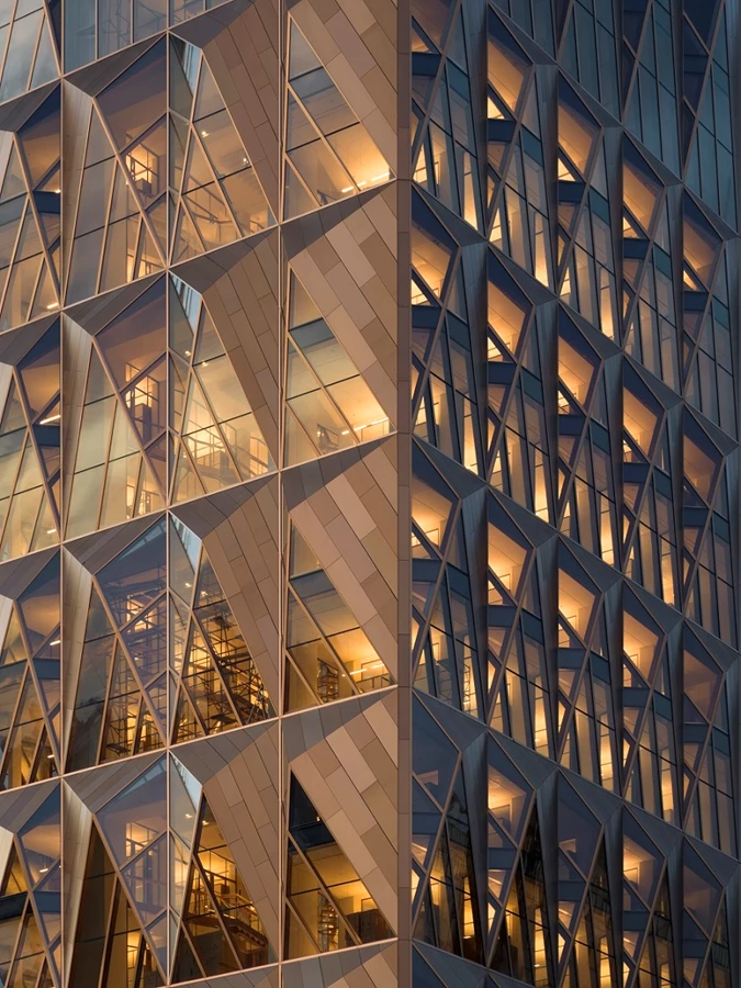 חברת Priedemann Facade-Lab GmbH, גרמניה | אדריכל פול רובן דנץ | RMK Headquarter, Yekaterinburg, Russia © RMK / Schüco