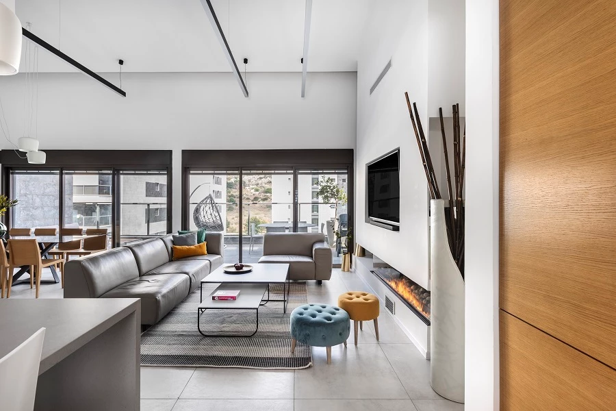 פנטהאוז בחיפה. עיצוב: הילית קרש | צילום: עודד סמדר