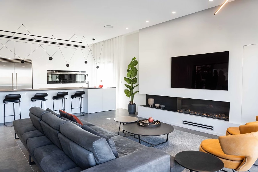 מיני פנטהאוז בקריות. עיצוב: הילית קרש | צילום: גלעד רדט