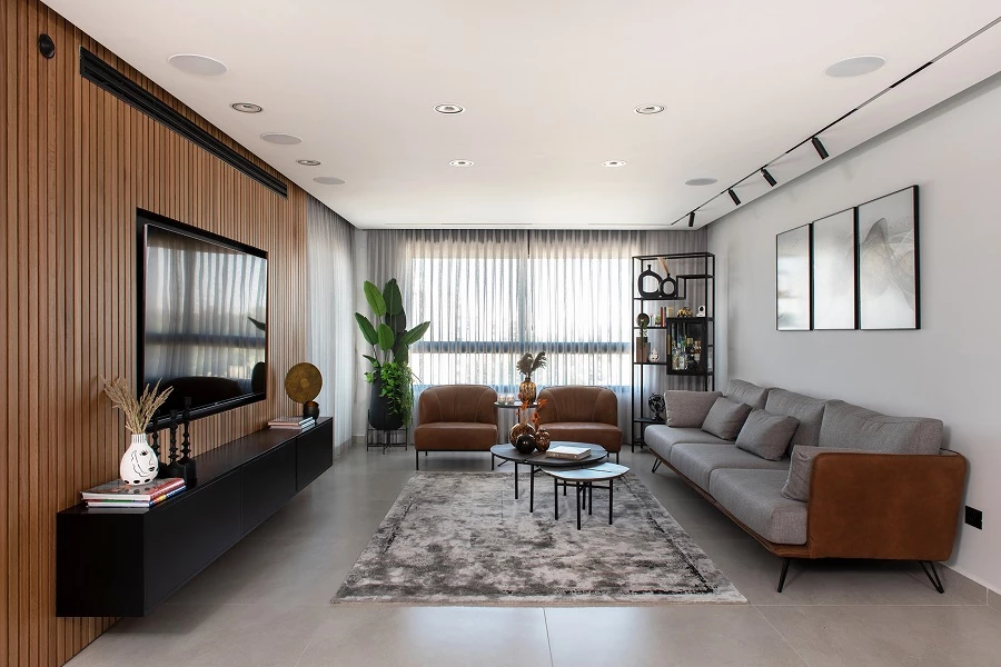 אינטימיות מודרנית בדירה משודרגת