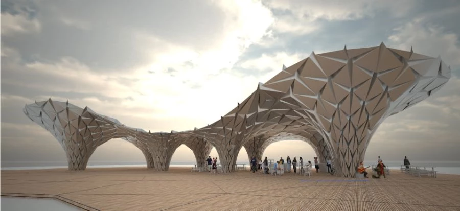 השפעת התכנון הפרמטרי על האייקוניות של מעטפת המבנה