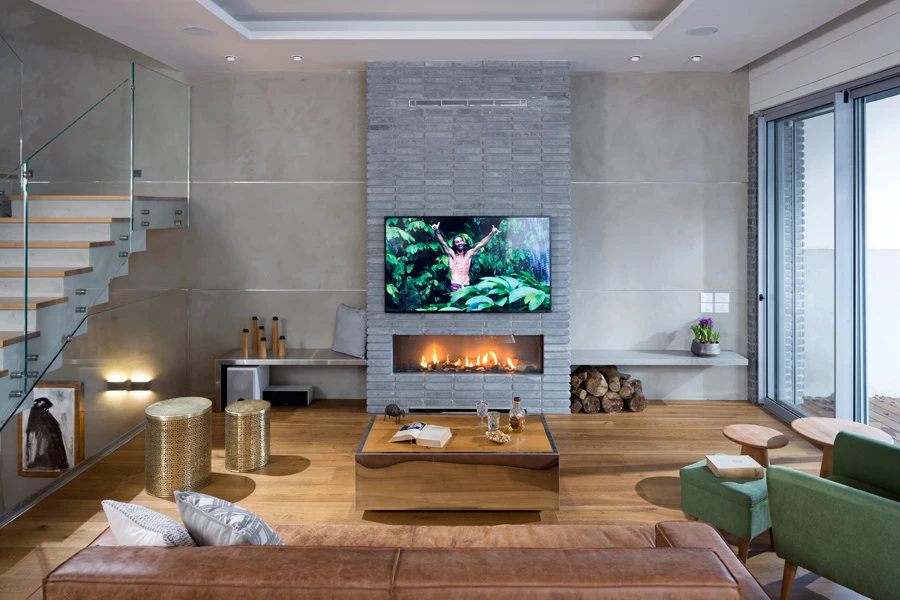 בית מעוצב בשרון: נוחות עם נוכחות