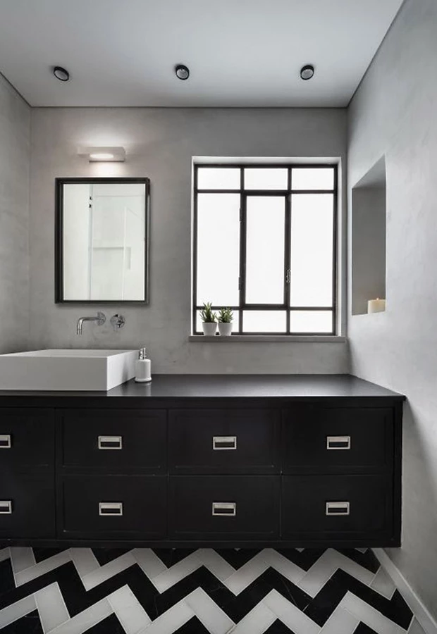 חלל הרחצה הסמוך לסוויטת השינה