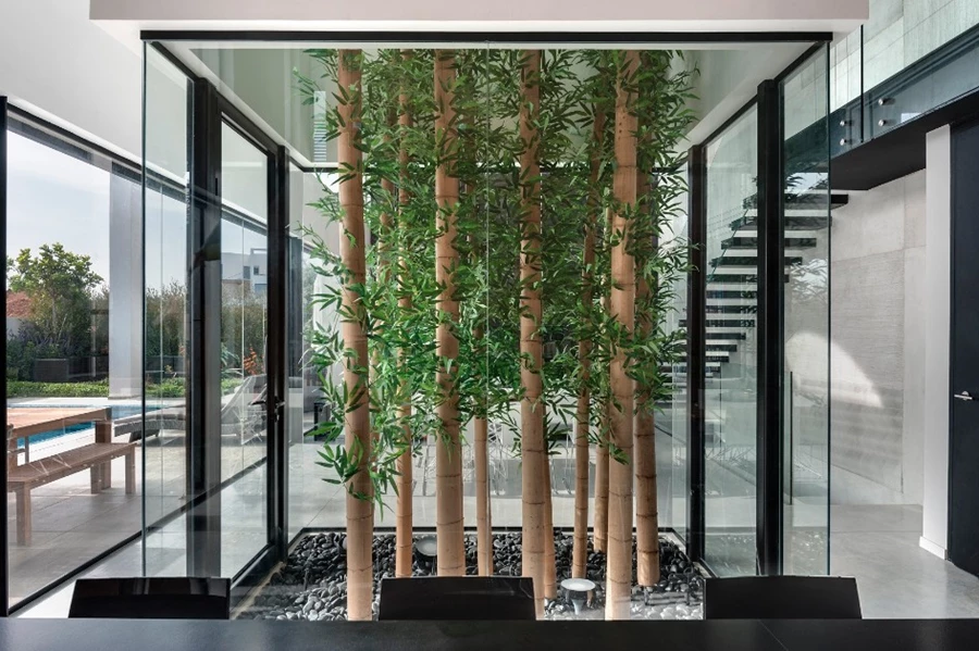 פטיו פנימי. צילום: עודד סמדר