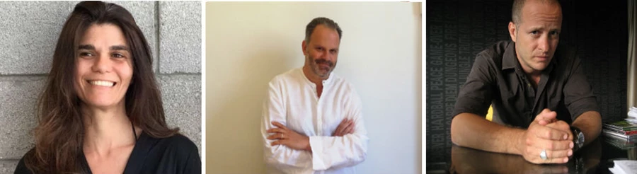 צוות המרצים מימין לשמאל: ירון טל ׀ אלון ברנוביץ ׀ סיגל ברנוביץ, צילום:עמית גורן ׀