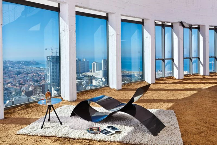 שזלונג New Wave, שהוצג בתערוכת Promised Design   צילום: אלעד גונן.