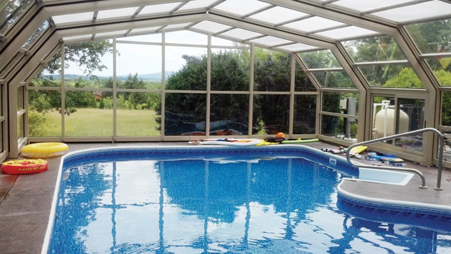 מערכת לקירוי בריכות, עד 60 מ