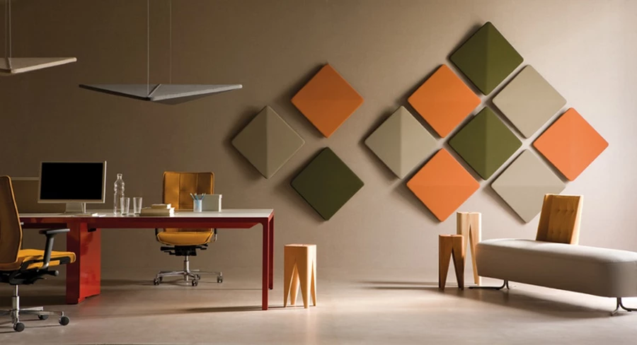פנלים אקוסטיים שמשתלבים בעיצוב המשרד