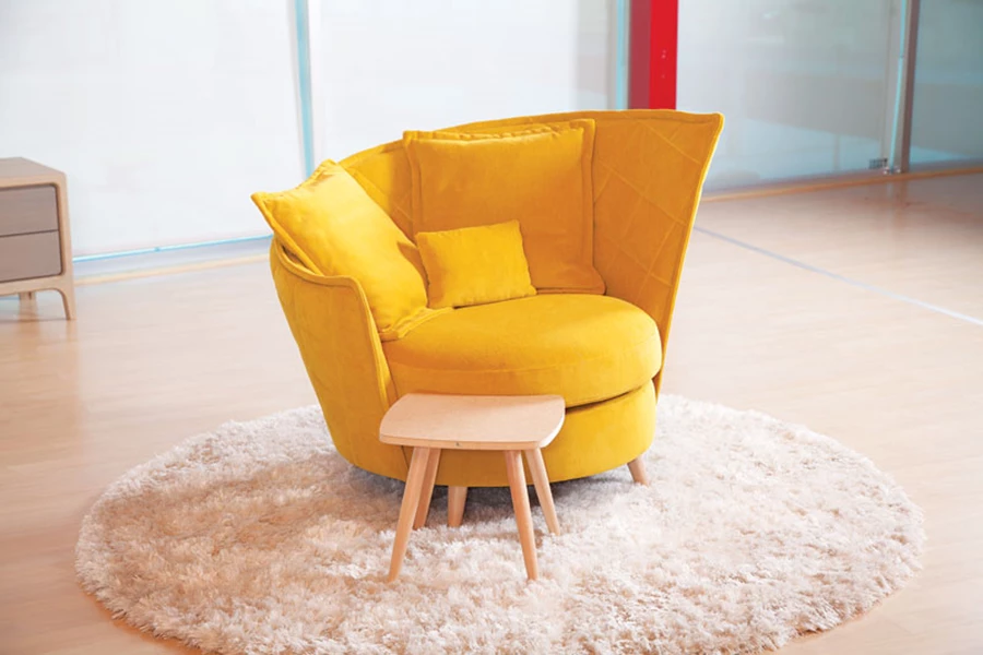 ספת יחיד מעוגלת- אמה ואדם דיזיין