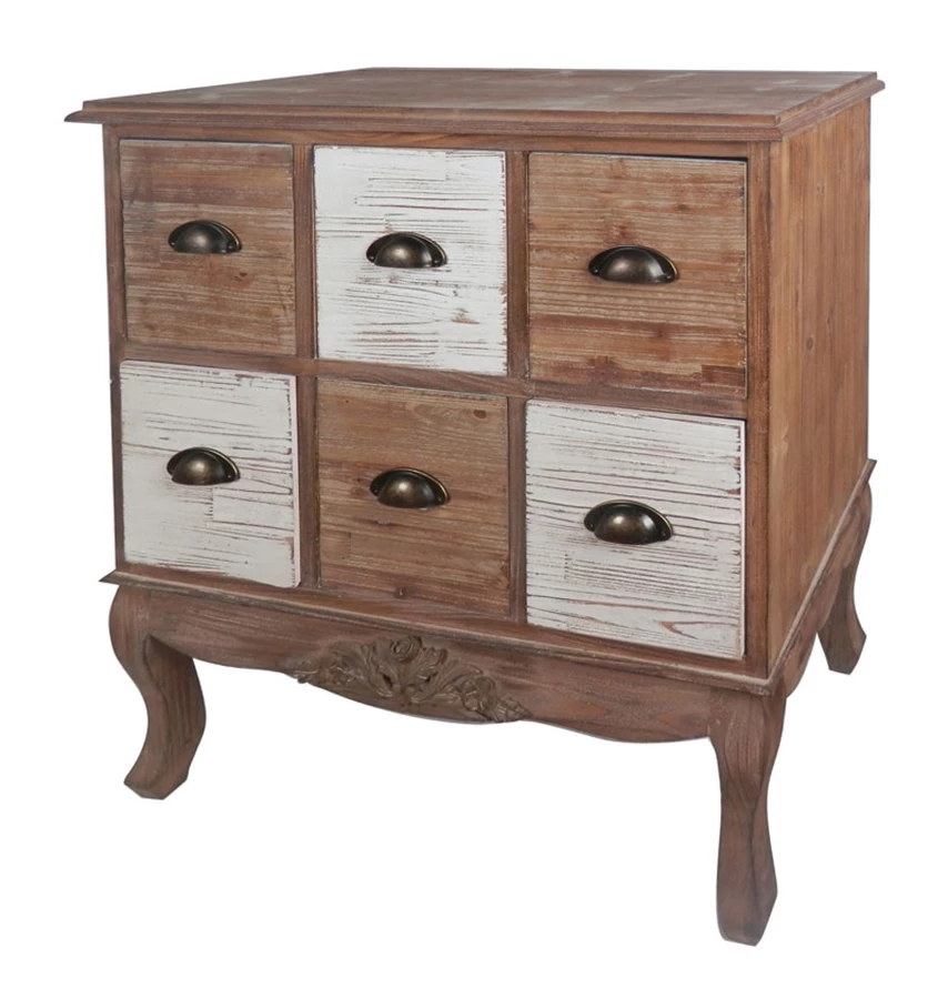 שידת שש מגירות בסגנון