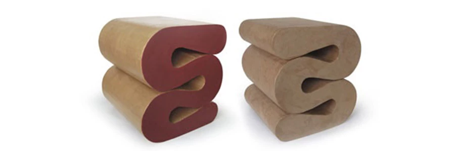 שולחנות צד המשמשים גם כשרפרפים | מיקי הורוביץ – אמנות קרטון ונייר