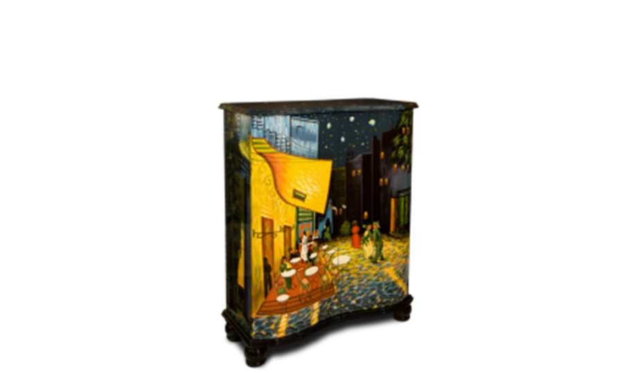 הקפה הכחול, בופה 2 דלתות