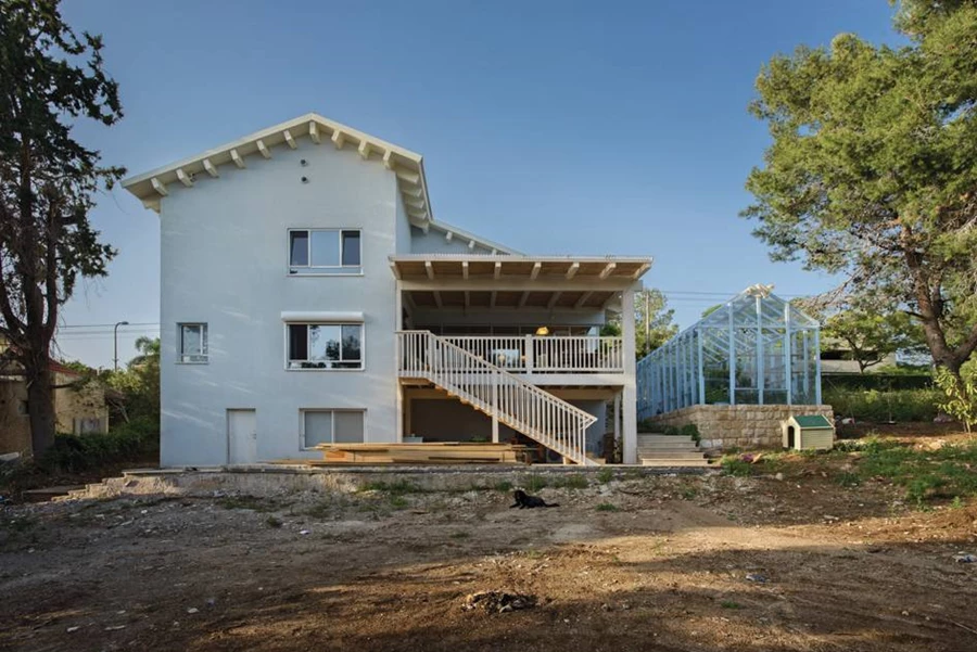 הבית לאחר השיפוץ.