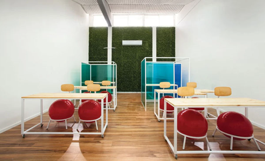 חללי הלמידה האישיים ממוקמים בעומק החלל,