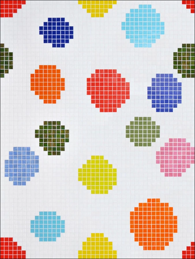 משחקים אבסטרקטים עם אריחים בצבעוניות משמחת, להשיג בחזי בנק