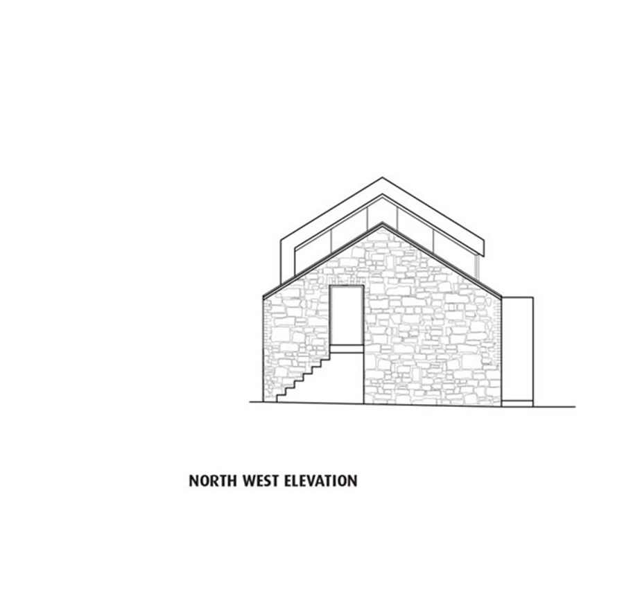 התוספת בצד צפון - מערב