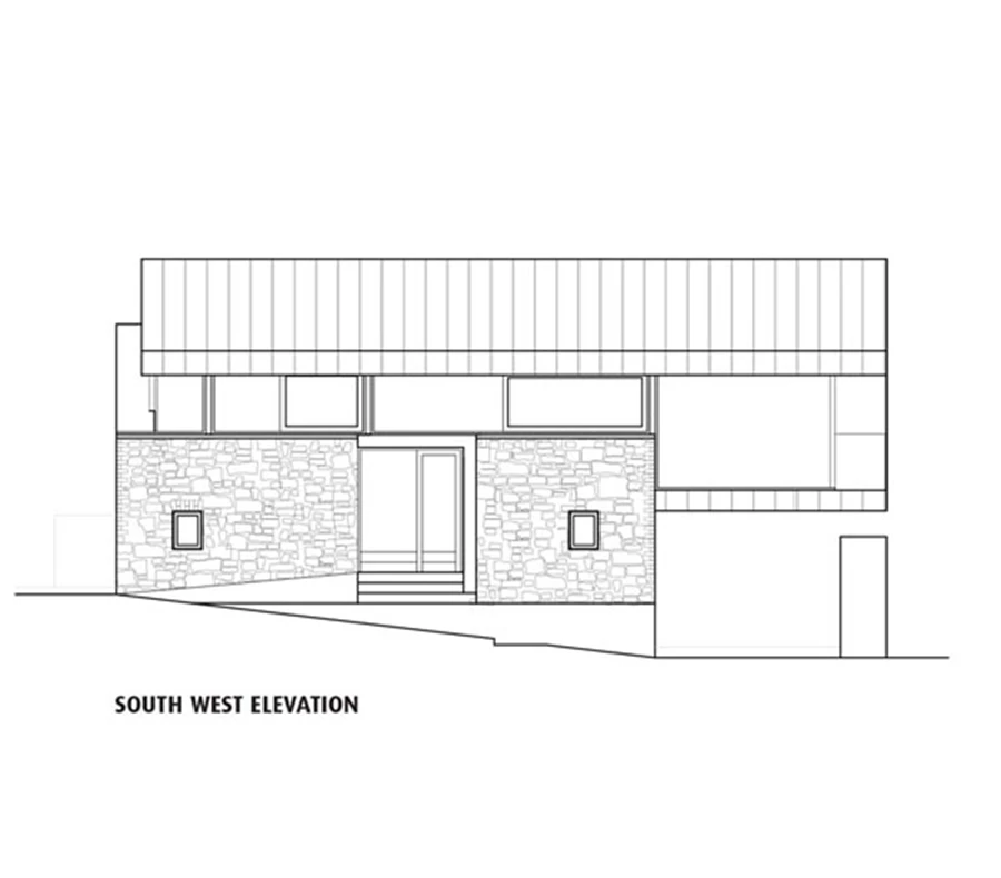 התוספת בצד דרום - מערב