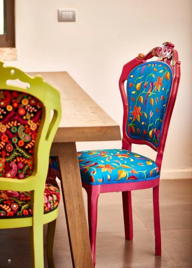 פינת אוכל ססגונית - סטודיו מון שרי | צילום: שחר תמיר