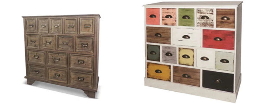 שידת 16 מגירות לאחסון צעיפים גרביים ועוד מידות 96X34X92 סמ | שידה מעוצבת 15 מגירות לאחסון צעיפים גרביים ועוד מידות 99X105 ס