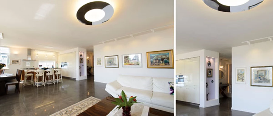 דירה אלגנטית מול הים בבניין לשימור- בתל אביב |  קרן לסר- אדריכלית פנים ומעצבת