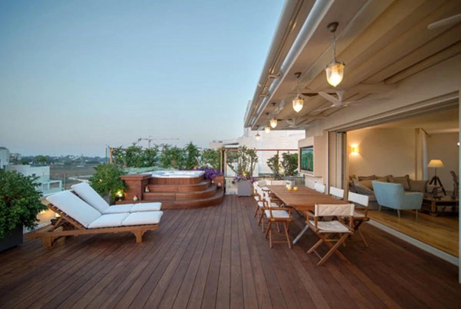 פנטהאוז בשכונת המשתלה בתל אביב | קרן לסר- אדריכלית פנים ומעצבת