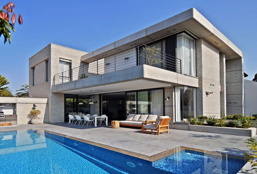 אדריכלית שרון וייזר- וילה בעלת קווים ישרים