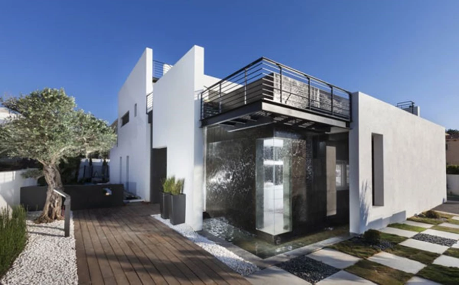 מבט על בית פרטי מבחוץ - שעות היום צילום- אלעד גונן