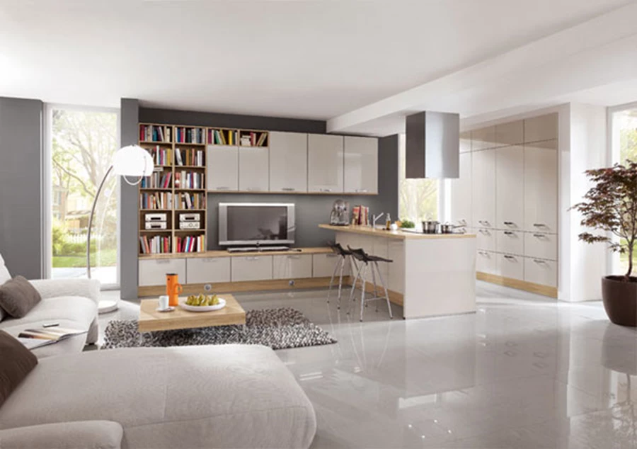 חבירה רכה וטבעית לחלל המגורים. NOBILIA.