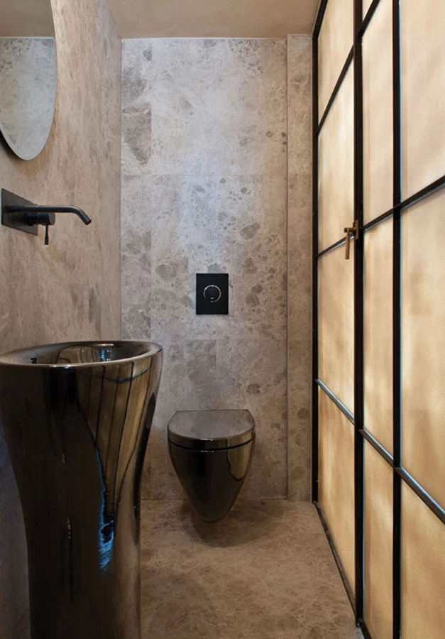 חדר שירותים אביזרים סניטאריים וברזים: