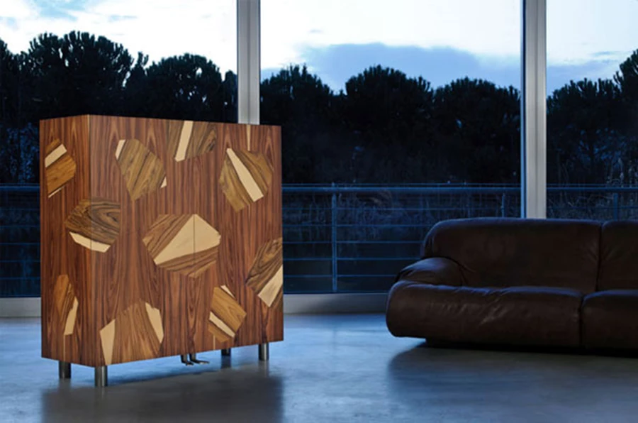 קולקציית ארונות ייחודית Bois De Rose שעיצב  Massimo Morozzi ברשת טולמנ