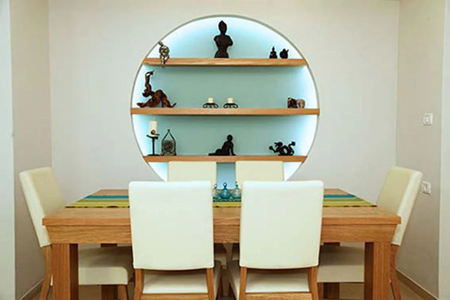 פינת אוכל בפנטהאוס במודיעין | צילום: אפרת שיין