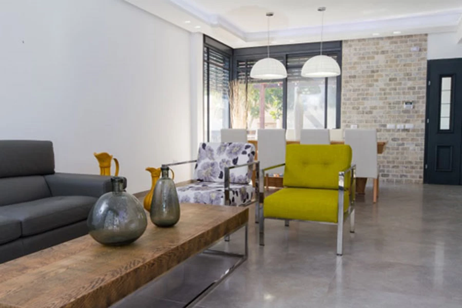 המראה הסופי  נותן תחושה של זרימה טבעית בין החללים