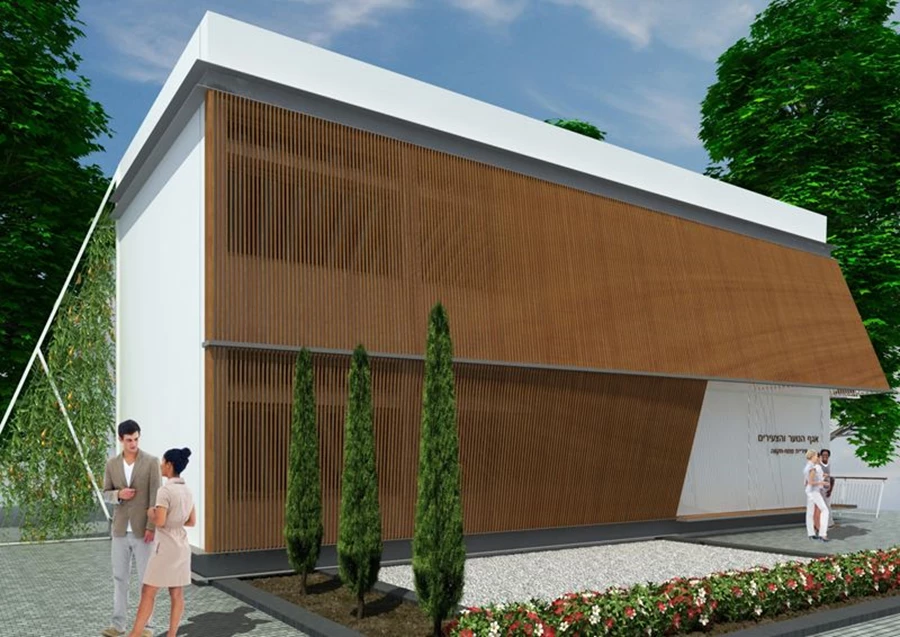 עיצוב בניין אגף הנוער פתח תקווה