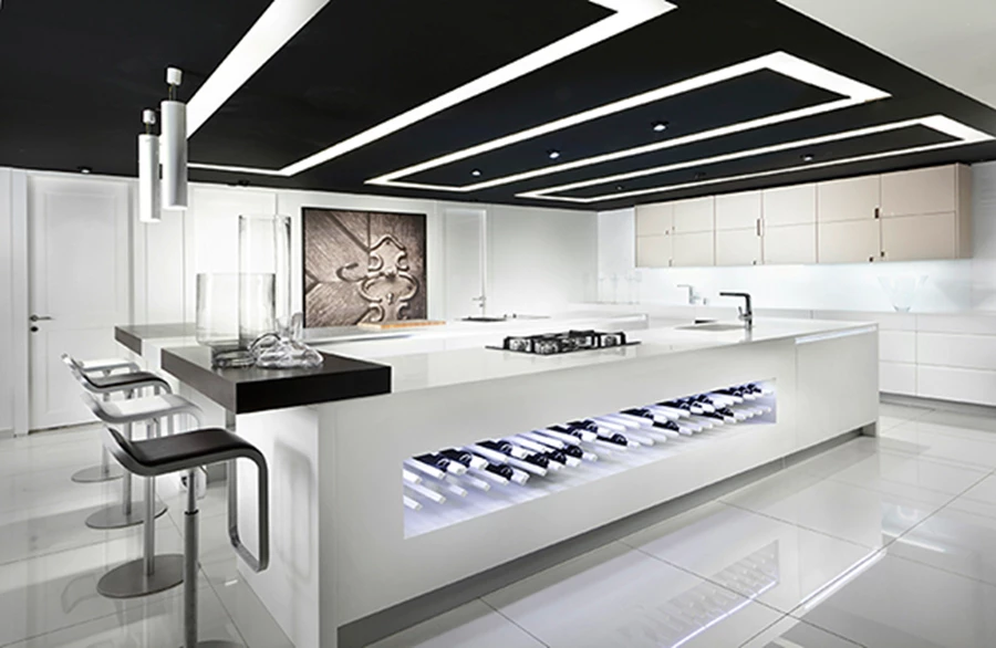 מטבחי דקור,שילוב משטחי קוריאן במטבח.