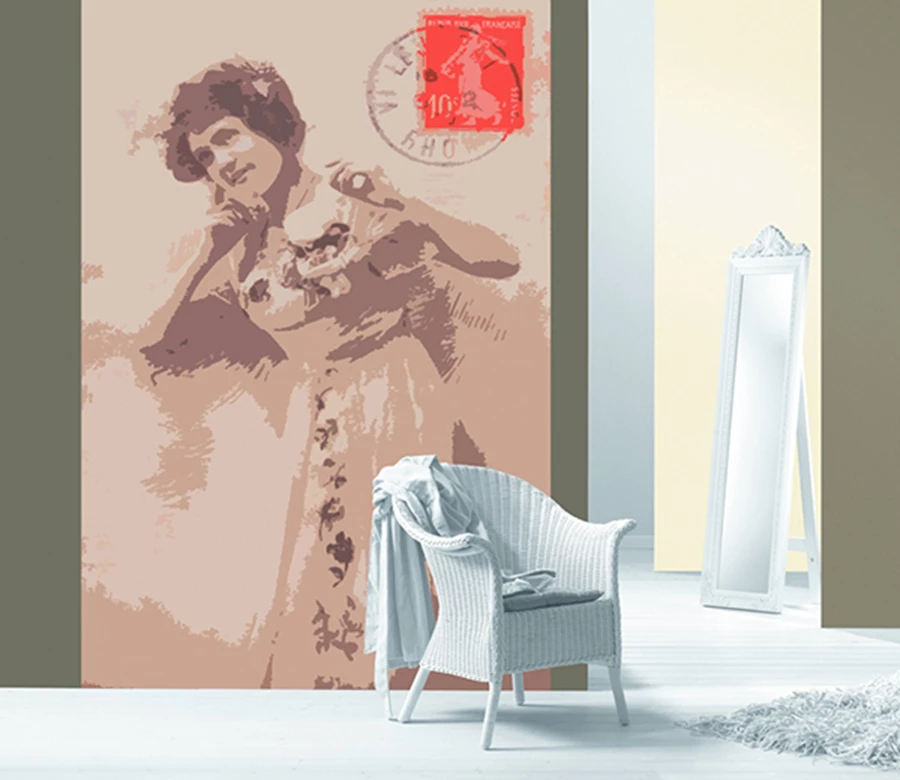 טפט תמונה של המותג Marburg בהשראת נשות תקופת הרנסנס 