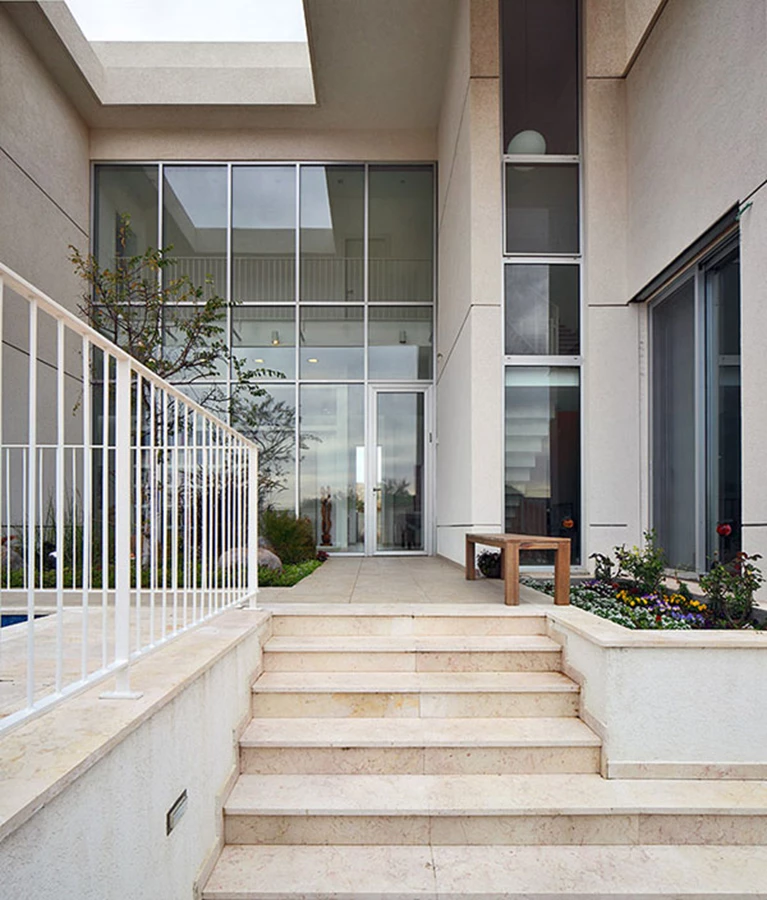 תכנון ועיצוב כניסה מדורגת