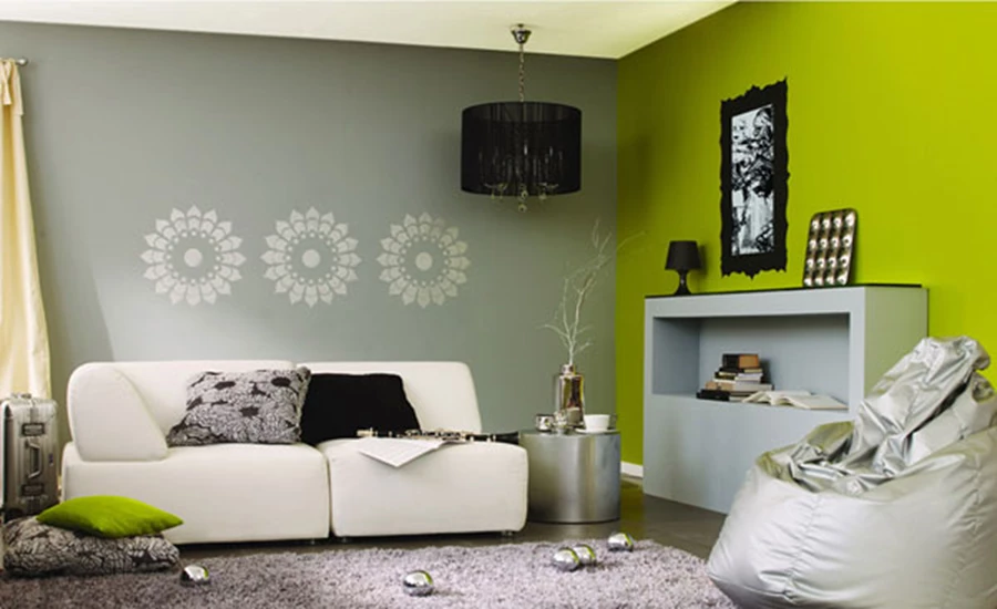 שימוש בצבעים ובאפקטים בצבע לשינוי מהיר בחזות החלל. טמבור