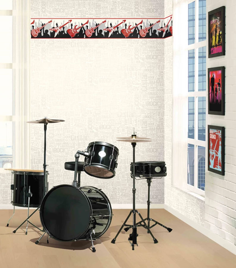 שילוב טפטים בחדרי נוער. 