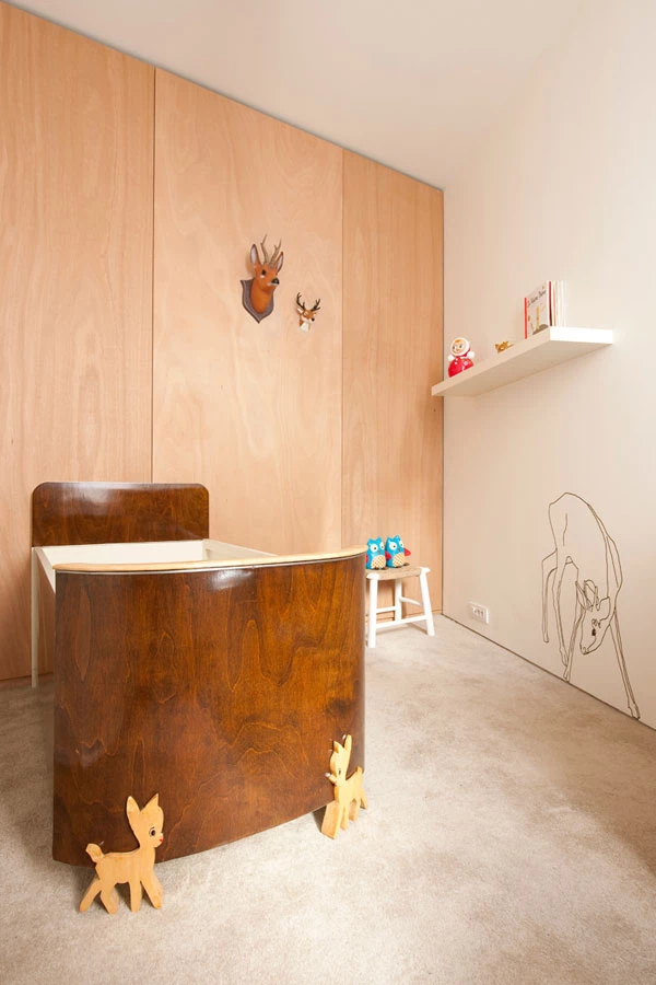 חדרי הילדים בקומת הקרקע