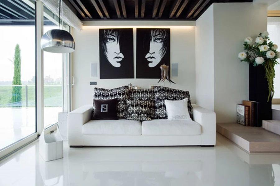 עיצוב בית פרטי- הידור גאומטרי