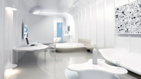 Hotel Plastimum - קונספט עיצוב מלון מפלסטיק ממוחזר. רן ומוריס