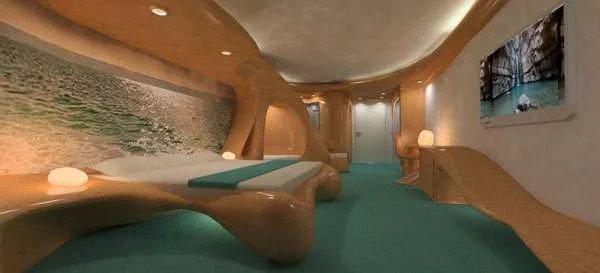 מלון בוטיק DUNE PLAZA, הצעה לעיצוב חדרים בבתי מלון: שומני דה לה זרדה – אדריכלים