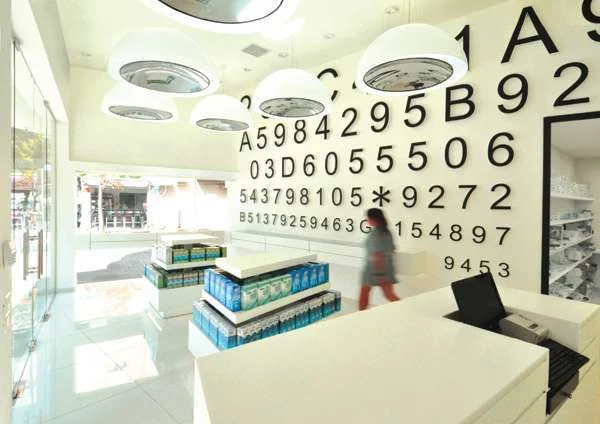 פתרונות יצירתיים של עיצוב משרד או חנות