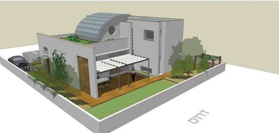 תכנון ירוק בפרויקט עיצוב הבית